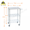 Stainless Steel Utility Cart(TW-10SB)  